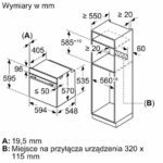 Bosch Φούρνος άνω Πάγκου 71lt Π59.4εκ. Μαύρος - Image 7