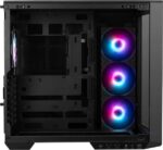 MSI MAG PANO 100R PZ Gaming Midi Tower Computer Case with RGB Lighting Black - Image 3