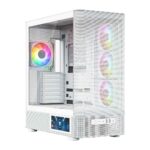 Modecom Volcano AQ400 Gaming Midi Tower Computer Case with Side Window White - Image 2