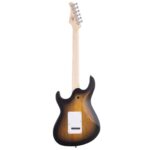 Cort G110 Open Pore Electric Guitar Stratocaster with HH Pickup Configuration Open Pore Sunburst - Image 2