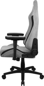 Aerocool Crown AeroWeave Fabric Gaming Chair with Adjustable Arms Ash Grey - Image 3