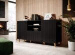 Cama Commode PAFOS 150x42x82 Black matt - Image 3