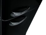 Ravanson Retro Fridge-Freezer 250lt H188.5xW54.5xD55cm Black LKK-250RB - Image 9