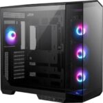 MSI MAG PANO 100R PZ Gaming Midi Tower Computer Case with RGB Lighting Black - Image 2