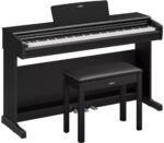 Yamaha Ηλεκτρικό Όρθιο Πιάνο YDP-146 με 88 Βαρυκεντρισμένα Πλήκτρα Ενσωματωμένα Ηχεία και Σύνδεση με Ακουστικά και Υπολογιστή - Image 2