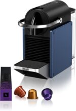 De'Longhi Pixie Pod Coffee Machine Nespresso Pressure 19bar Blue - Image 2