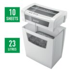Leitz IQ Home Office P4 Cross Cut 10-Sheet Paper Shredder - Image 5