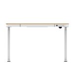 Electric Desk Wooden White/oak with Metal Legs & USB ports 140x70cm - Image 5