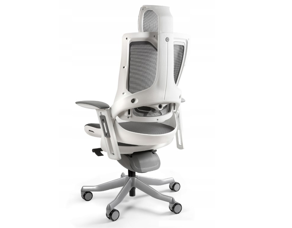 Wau 2 NW41 office chair charcoal/white mesh - Image 1