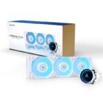 Chieftec Iceberg 360 RGB Water Cooling System AIO CPU with 3 120mm White Fans - Image 8