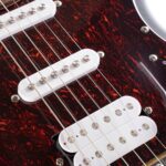 Cort G110 Open Pore Electric Guitar Stratocaster with HH Pickup Configuration Open Pore Sunburst - Image 4