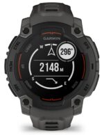 Garmin Instinct E 45mm Waterproof Smartwatch with Heart Rate Monitor (Black with Charcoal Band) - Image 4