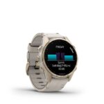 Garmin Fenix 8 Stainless Steel 43mm Waterproof Smartwatch with Heart Rate Monitor (Sapphire, Soft Gold with Limestone Leather Band) - Image 4