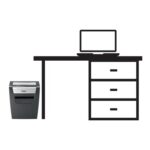 Rexel Momentum X312 Cross Cut 12-Sheet Paper Shredder - Image 5