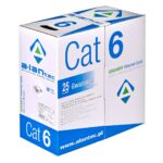 A-LAN U/UTP Cat.6 (Gigabit) Network Cable Ethernet Without Connectors 305m Gray - Image 2