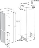 Gorenje Fridge-Freezer 252lt NoFrost H177.2xW54xD54.5cm White NRKI517E41 - Image 11