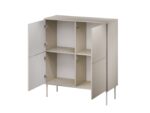 4D chest of drawers TRESSE 100x40x110 cashmere matt
