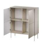 4D chest of drawers TRESSE 100x40x110 cashmere matt
