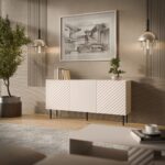 Cama LUCCA 3D chest of drawers 165x40x80 cashmere - Image 3