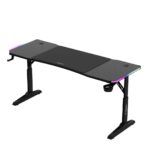 Huzaro Hero 4.6 RGB Black Gaming Desk - Image 3
