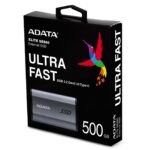 Adata SE800 USB-C External 2.5" SSD 512GB Gray - Image 3