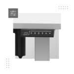 Desk Wooden White 118x60cm - Image 7