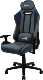 Aerocool Duke Fabric Gaming Chair with Adjustable Arms Steel Blue - Image 3