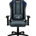 Aerocool Duke Fabric Gaming Chair with Adjustable Arms Steel Blue