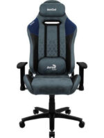 Aerocool Duke Fabric Gaming Chair with Adjustable Arms Steel Blue