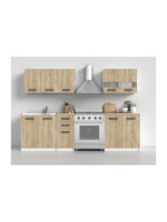 Kitchen Cabinet Set Wall & Floor Sonoma 200x60x143cm