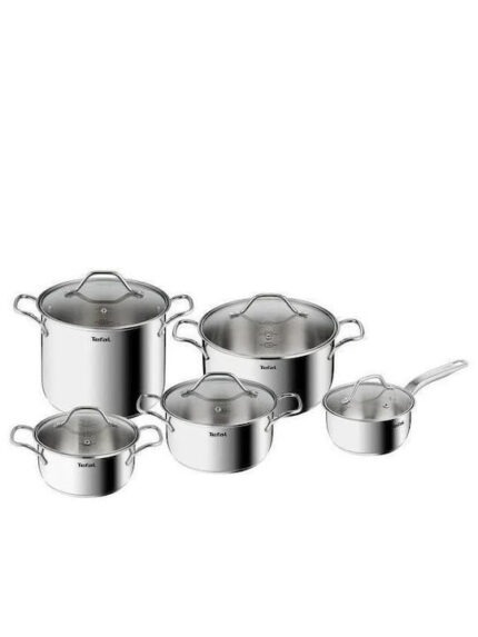 Tefal Intuition Σετ Κατσαρόλες από Ανοξείδωτο Ατσάλι 5τμχ