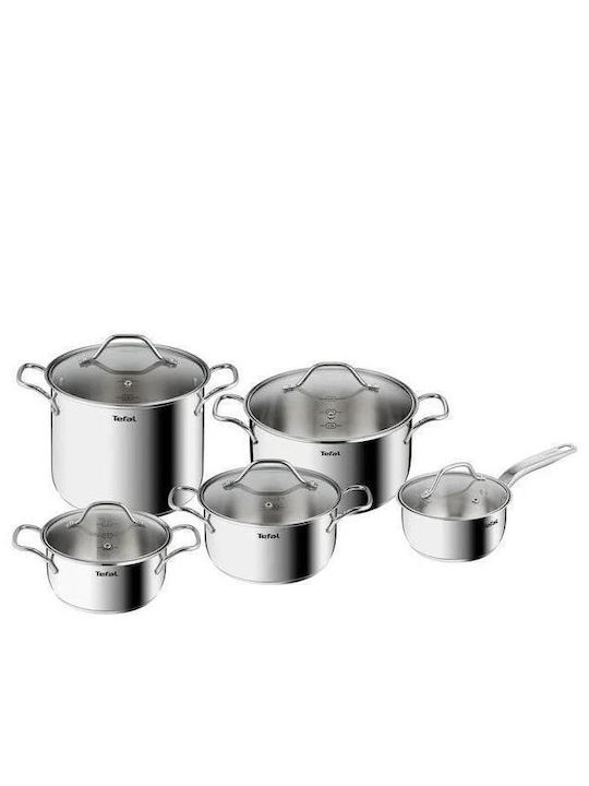 Tefal Intuition Σετ Κατσαρόλες από Ανοξείδωτο Ατσάλι 5τμχ - Image 1