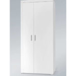 Double Door Wardrobe Samba White Gloss 90x55x203cm