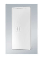 Double Door Wardrobe Samba White Gloss 90x55x203cm