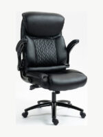 Office Chair with Fixed Arms Black Active Jet