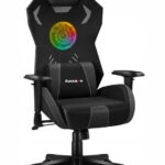 Huzaro Combat 7.6 Fabric Gaming Chair with Adjustable Armrests and RGB Lighting Black