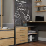 Desk Dany Wooden Brown 120x50cm