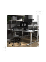 Desk Wooden White 118x60cm
