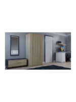 Double Door Wardrobe Sonoma Oak 90x50x180cm
