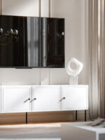 TV Stand Palazzo White Matte M40xP60xH201cm