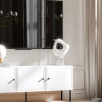 TV Stand Palazzo White Matte M40xD60xH151cm