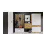Parma Wooden Shoe Organizer White 100x35x49cm