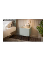 Bedside Tables Fellini Wooden Green 2 Pieces 40x41x60cm