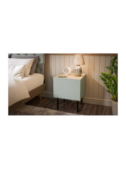 Bedside Tables Fellini Wooden Green 2 Pieces 40x41x60cm