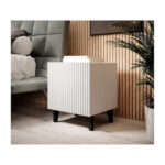 Bedside Tables Wooden White 2 Pieces 45x40x51cm