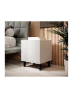 Bedside Tables Wooden White 2 Pieces 45x40x51cm