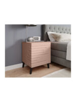 Nova Szf Wooden Pink Bedside Table 44x40x52cm