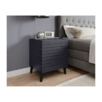 Bedside Table Nova Wooden Blue 44x40x52cm