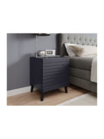 Bedside Table Nova Wooden Blue 44x40x52cm