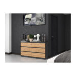 Wooden Chest of Drawers with 6 Drawers 138x40x77cm